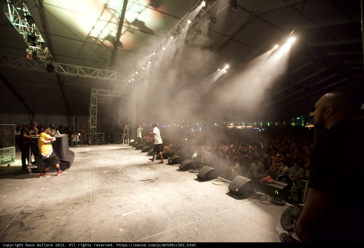 Smoke-Filled Stage at Coachella