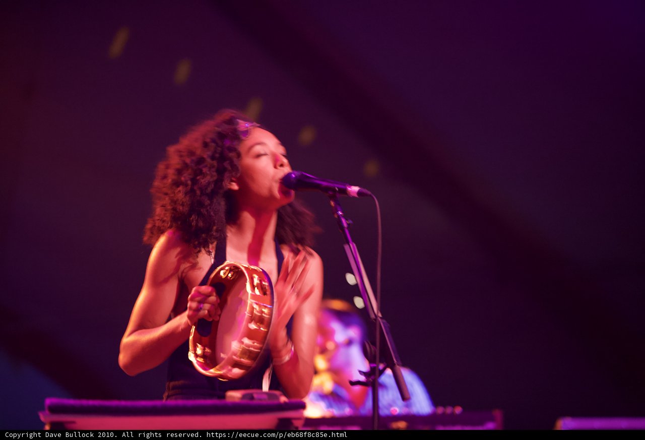 Corinne Bailey Rae rocks the stage at Coachella 2010