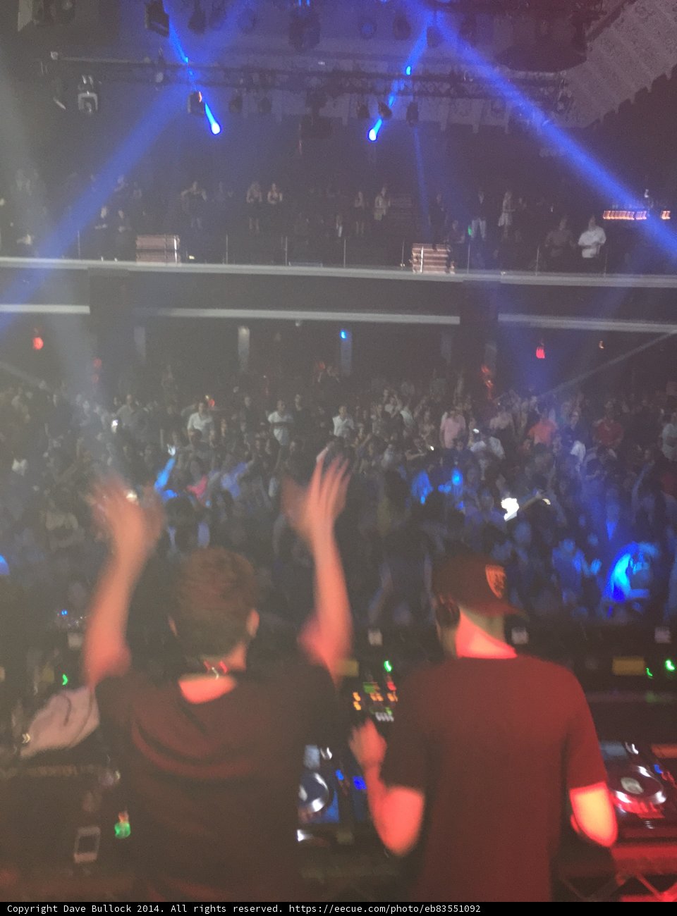 Crowd Goes Wild at Night Club Concert
