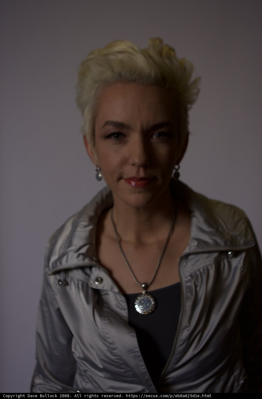 Fashionable Woman with a Necklace and Jacket
