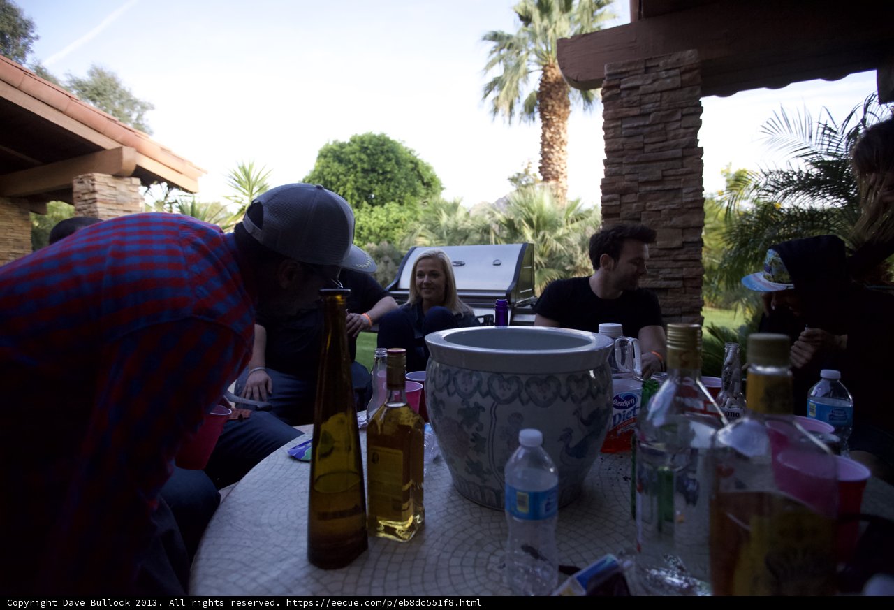 Drinks and Discussion at Coachella