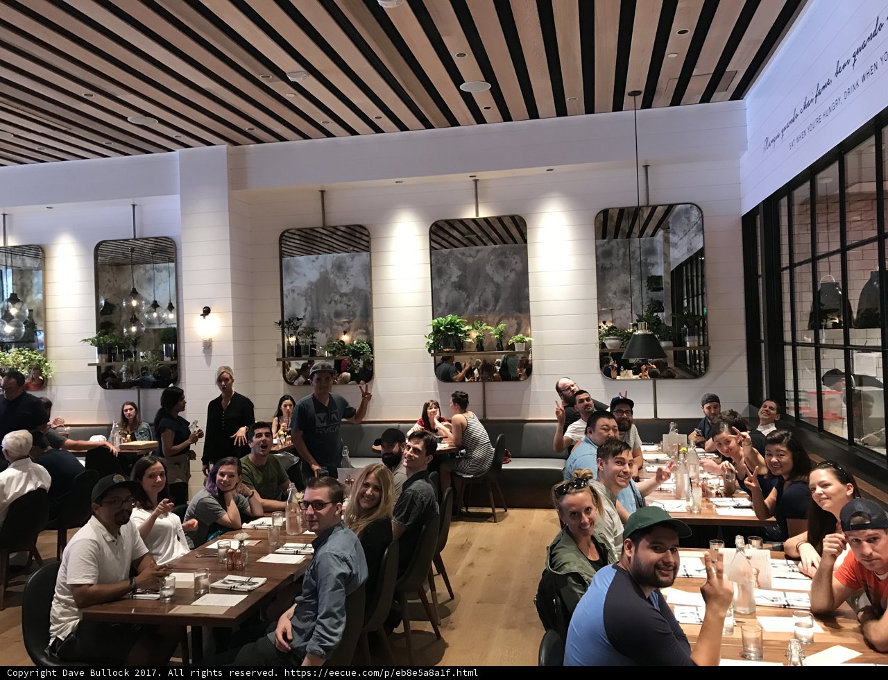 Dining at the Urban Cafe