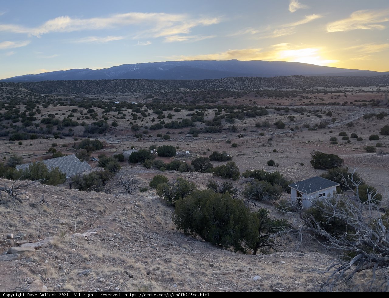 Majestic View of the Desert from a Hilltop