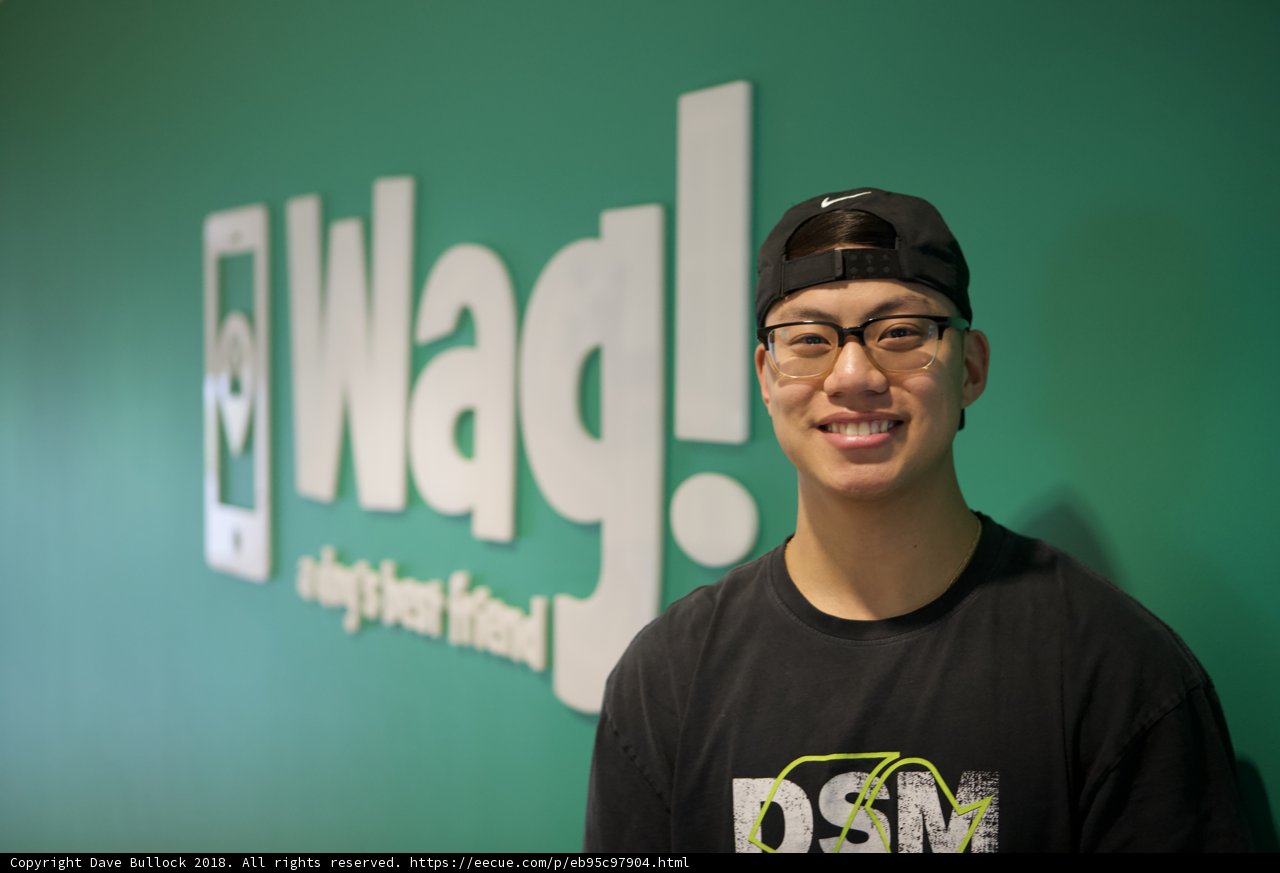 Happy Youth in a Wag Baseball Cap