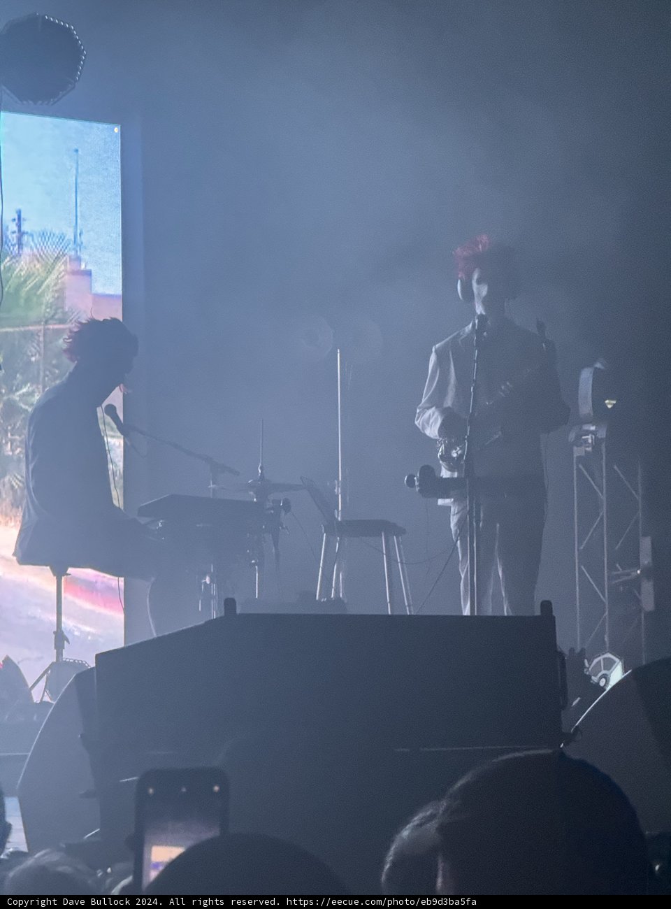 Sonic Shadows: A Hazy Night at Coachella 2024
