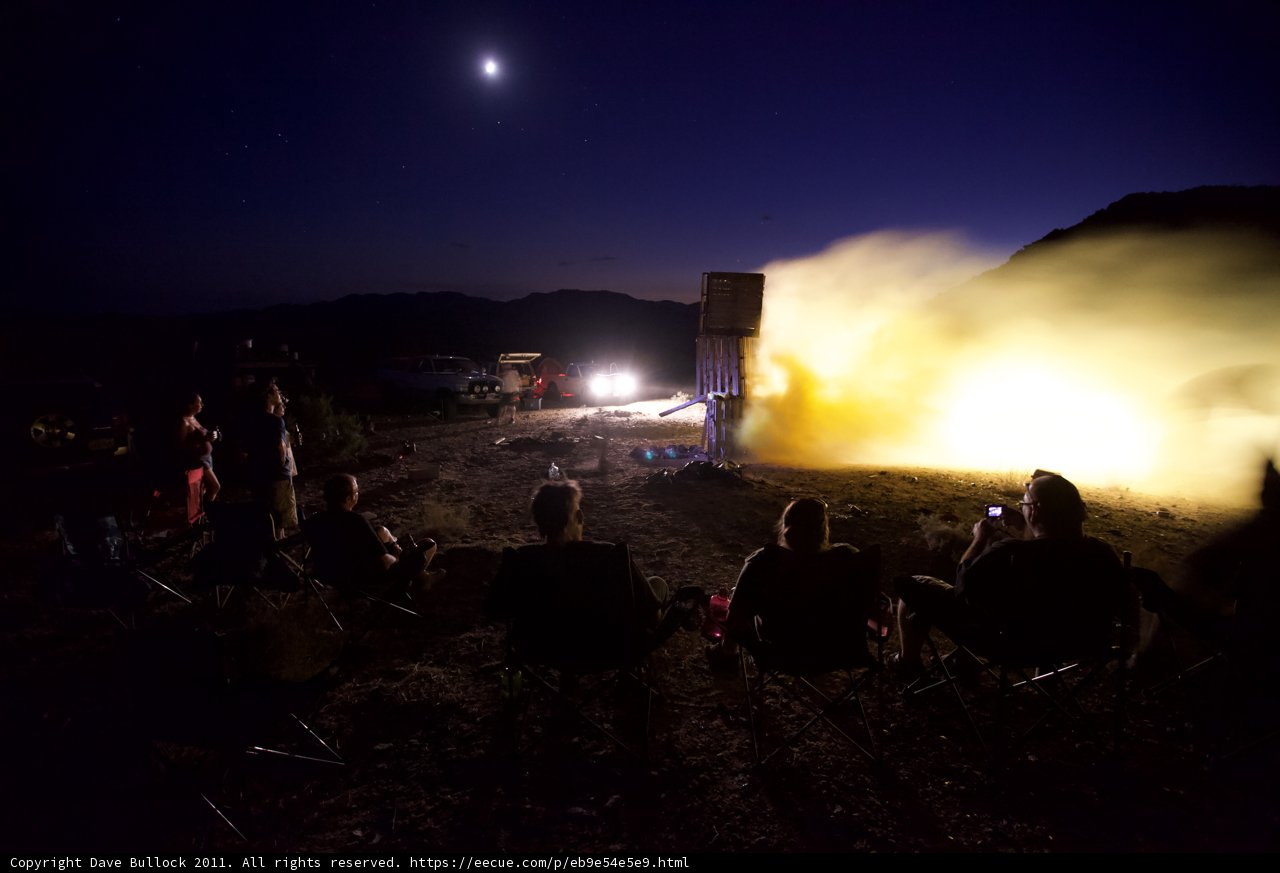 Rocket Launch Nighttime Spectacle