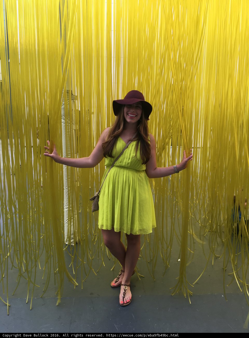 Yellow Spaghetti and Fashion Statement