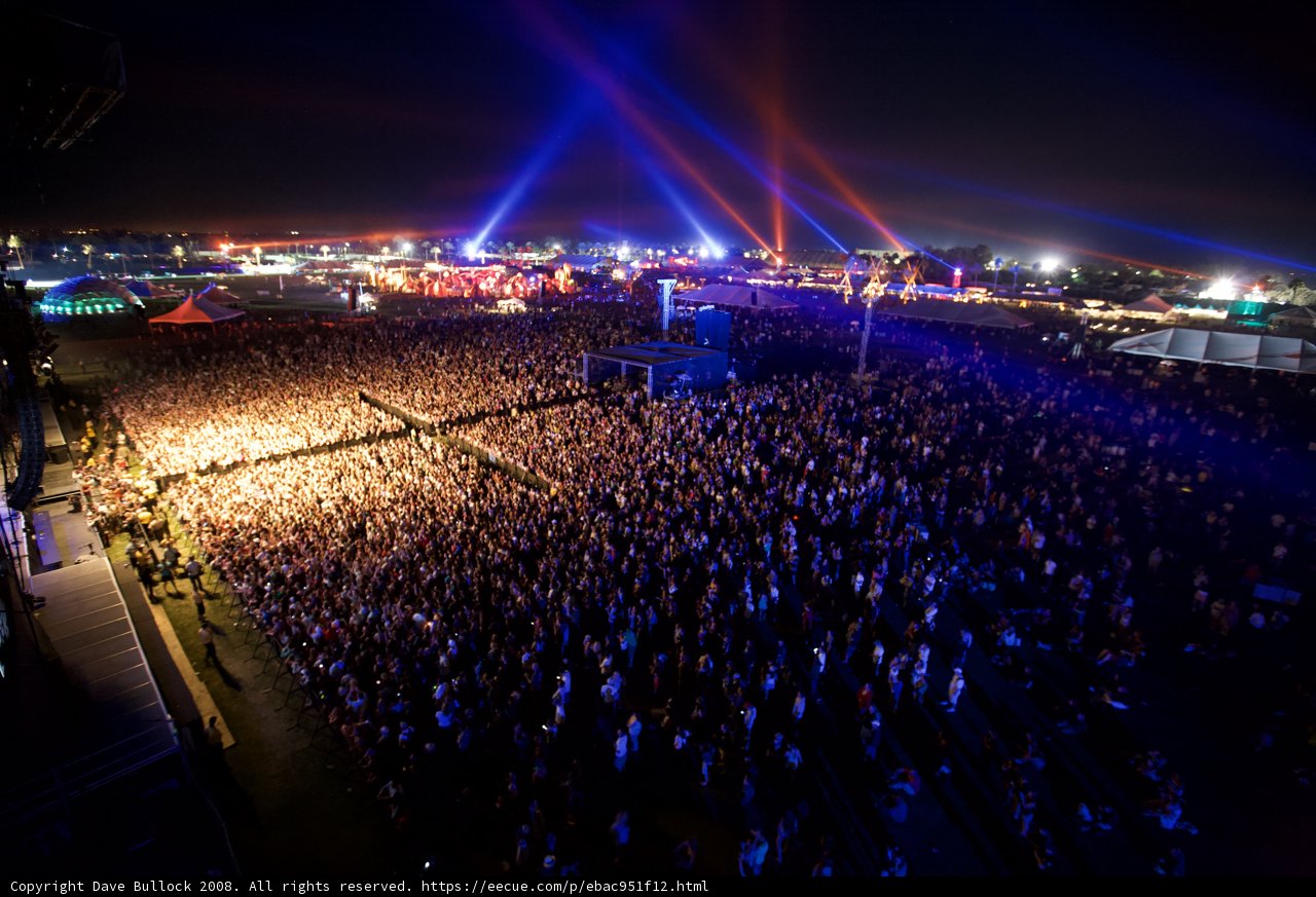 Nighttime Festivities at Coachella