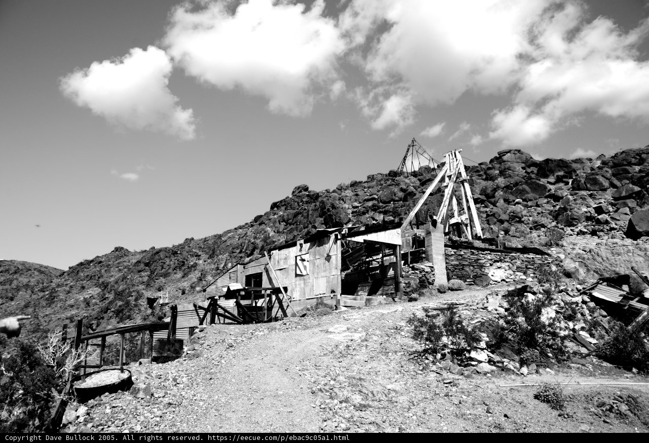 Abandoned Mining Hut in the Cloudy Mountains