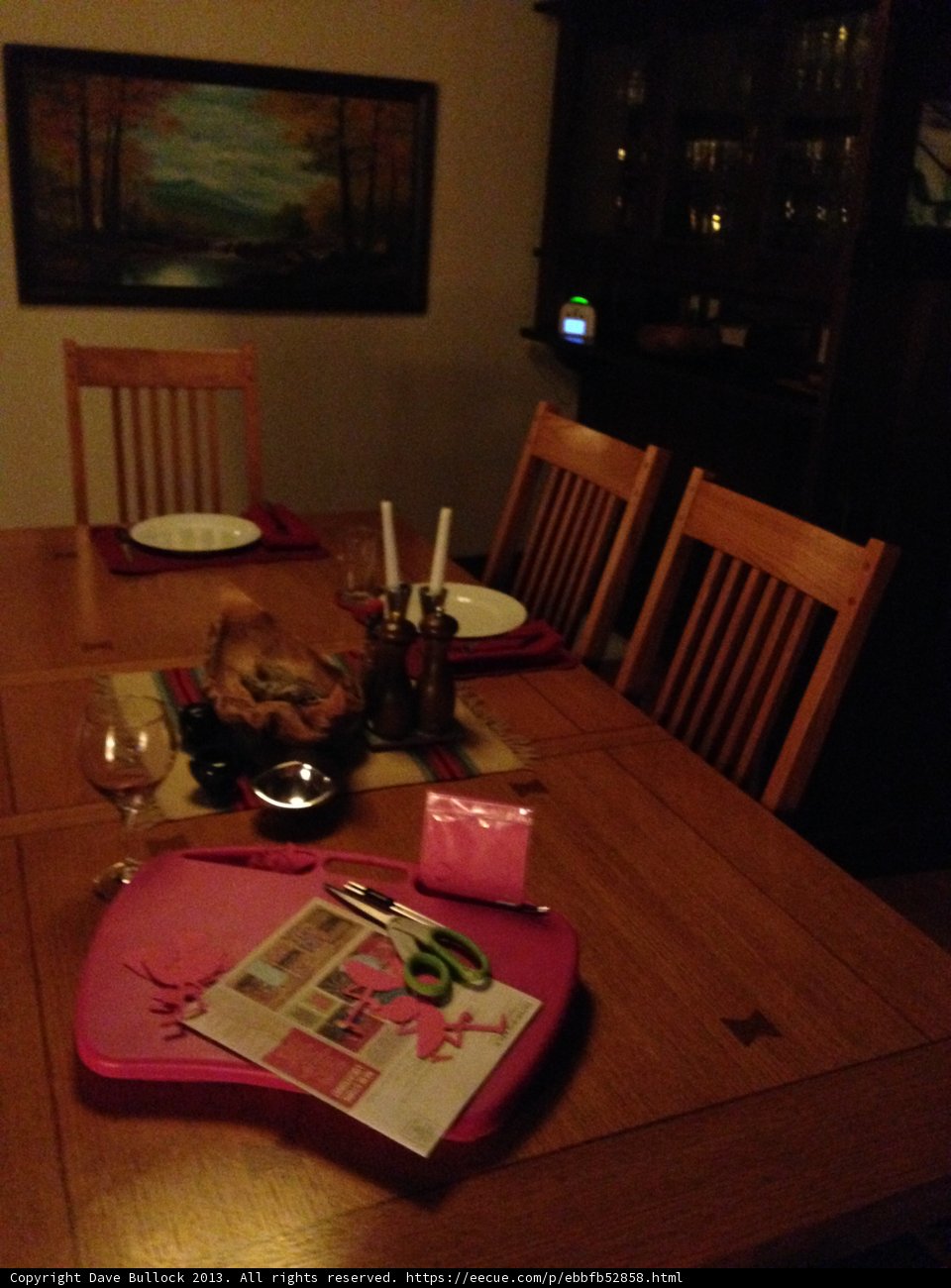 A Cozy Dinner Setting