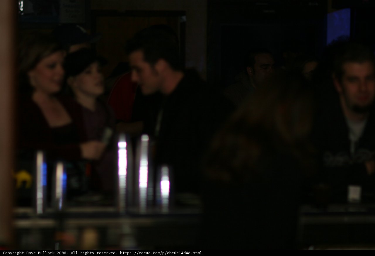 Blurred Night at the Funky Bar