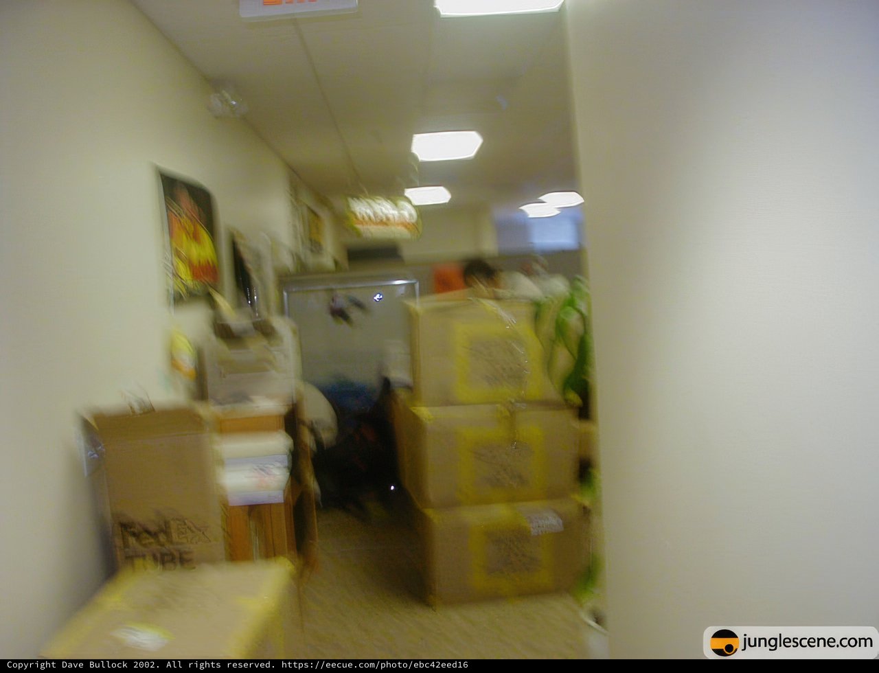 Boxes in the Hallway