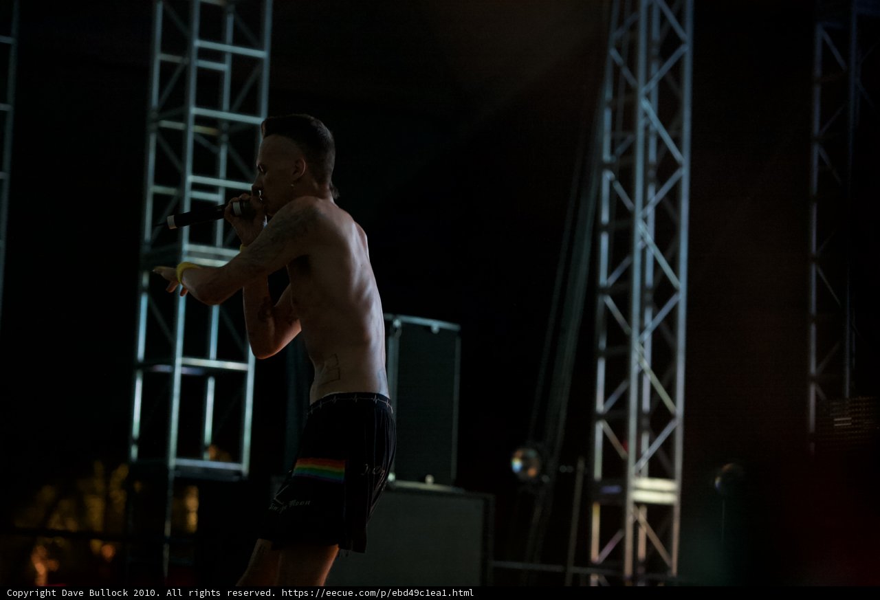 Shirtless Man Takes Center Stage at Coachella