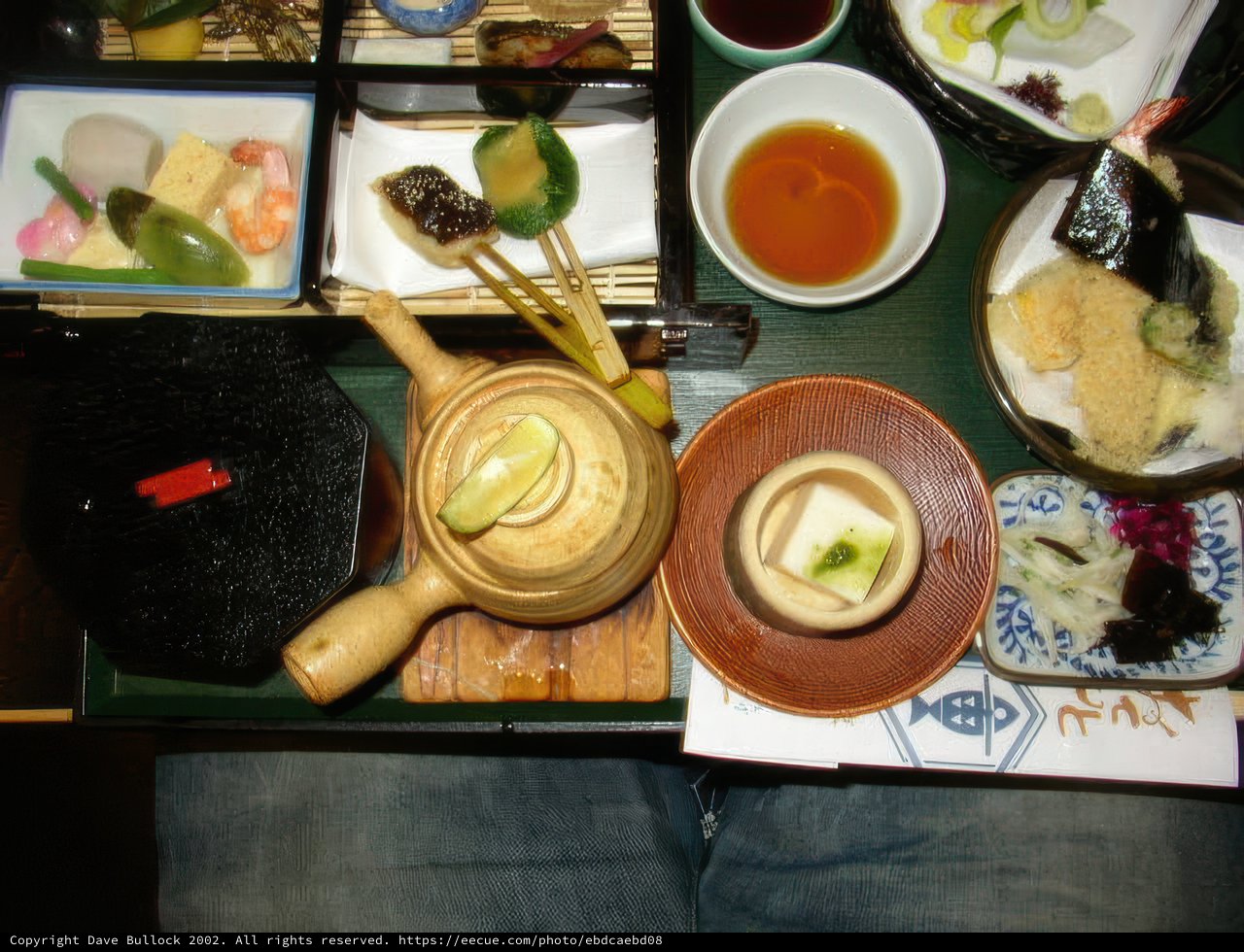 Delectable Tray of Asian Cuisine