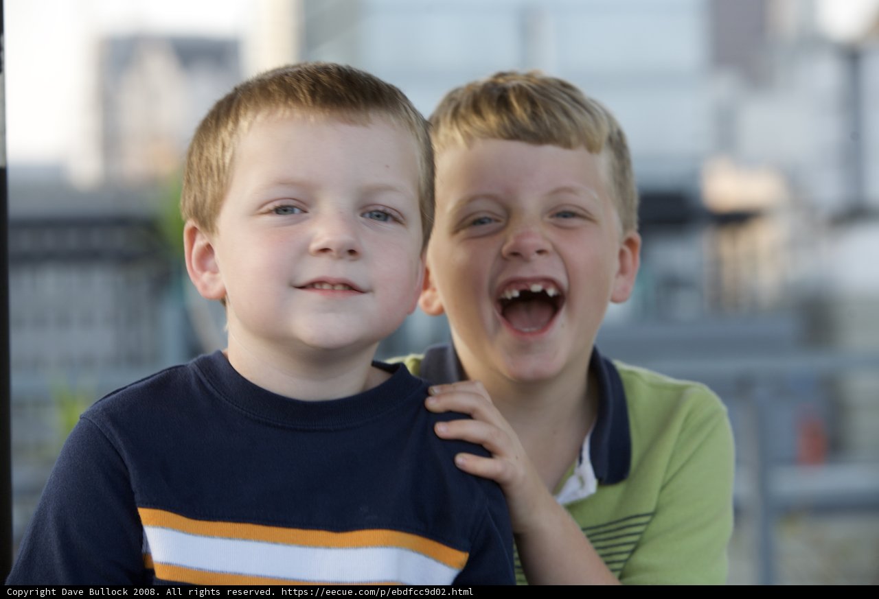 Happy Boys Strike a Pose