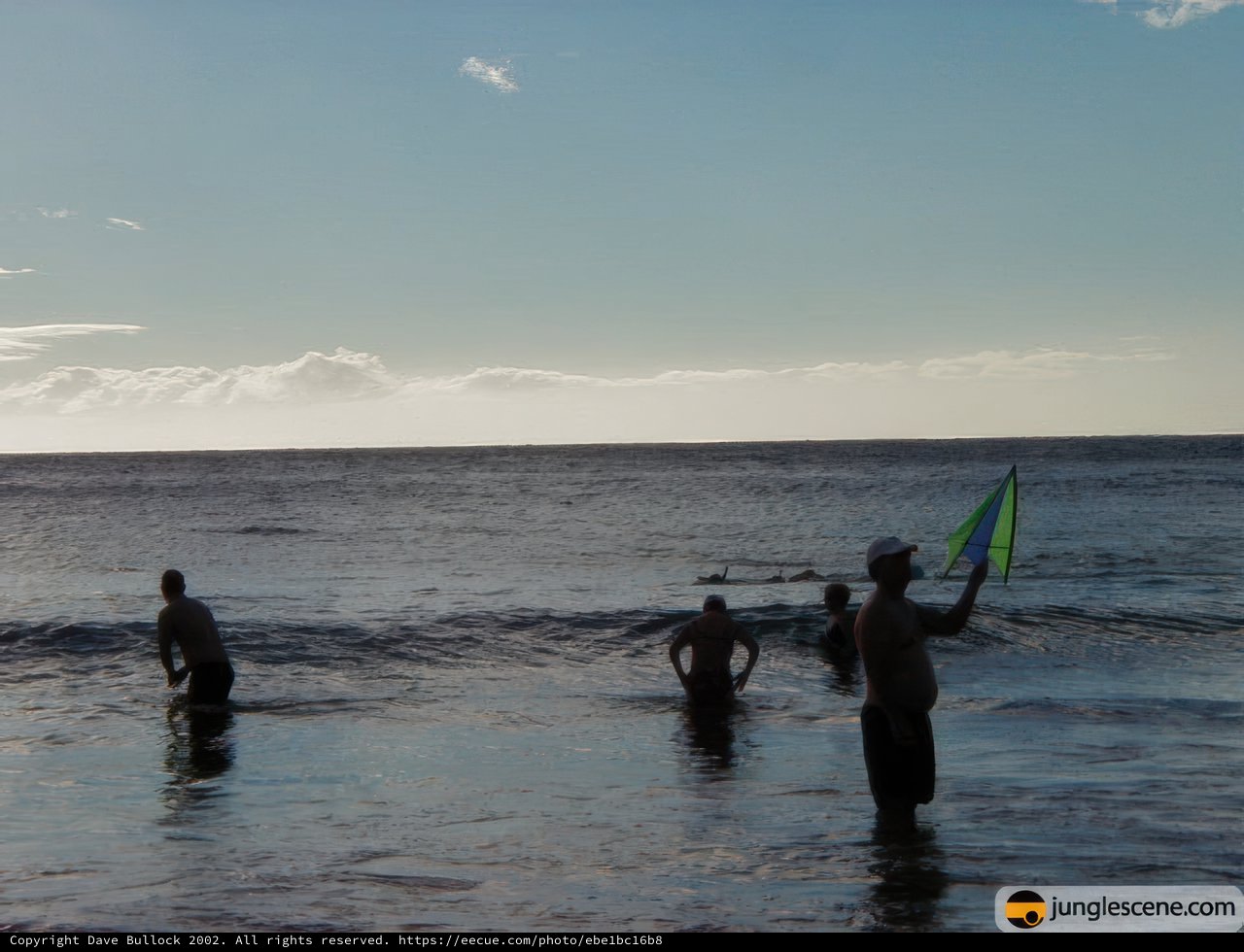 Kite Surfing in the Hawaiian Waters