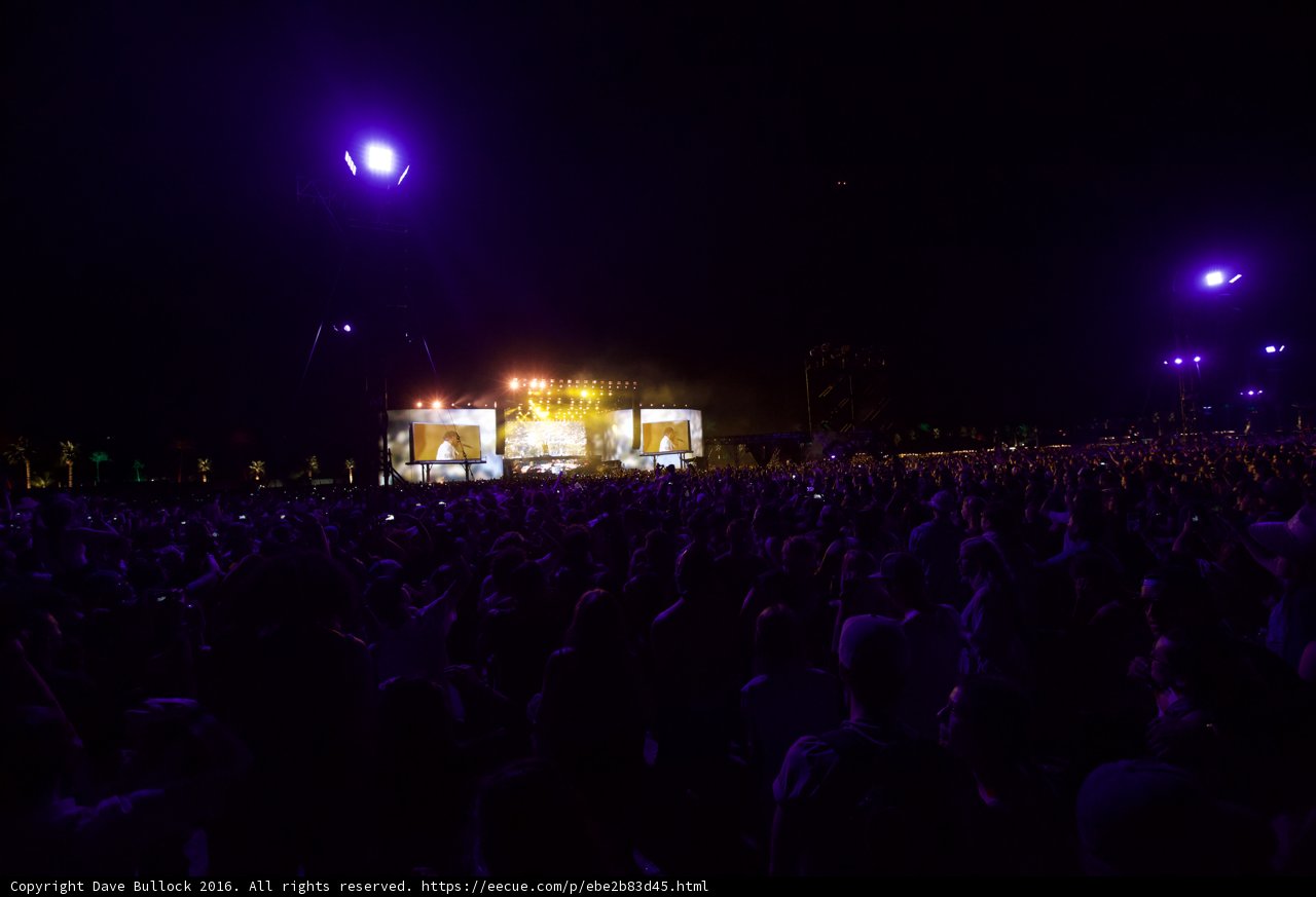 Night Lights and Concert Crowds