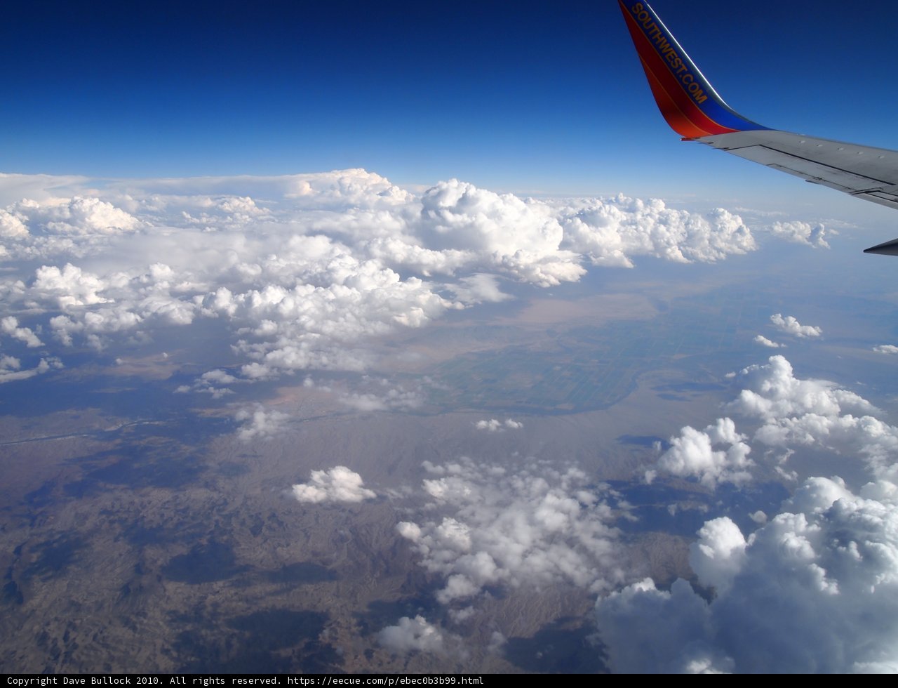 Flight over Cumulus Clouds