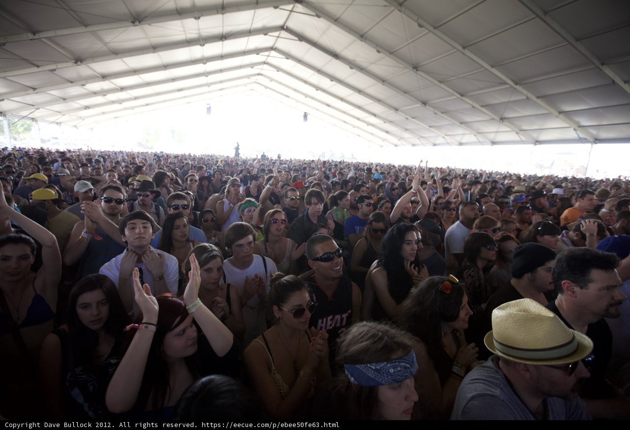 Packed House at Coachella 2012