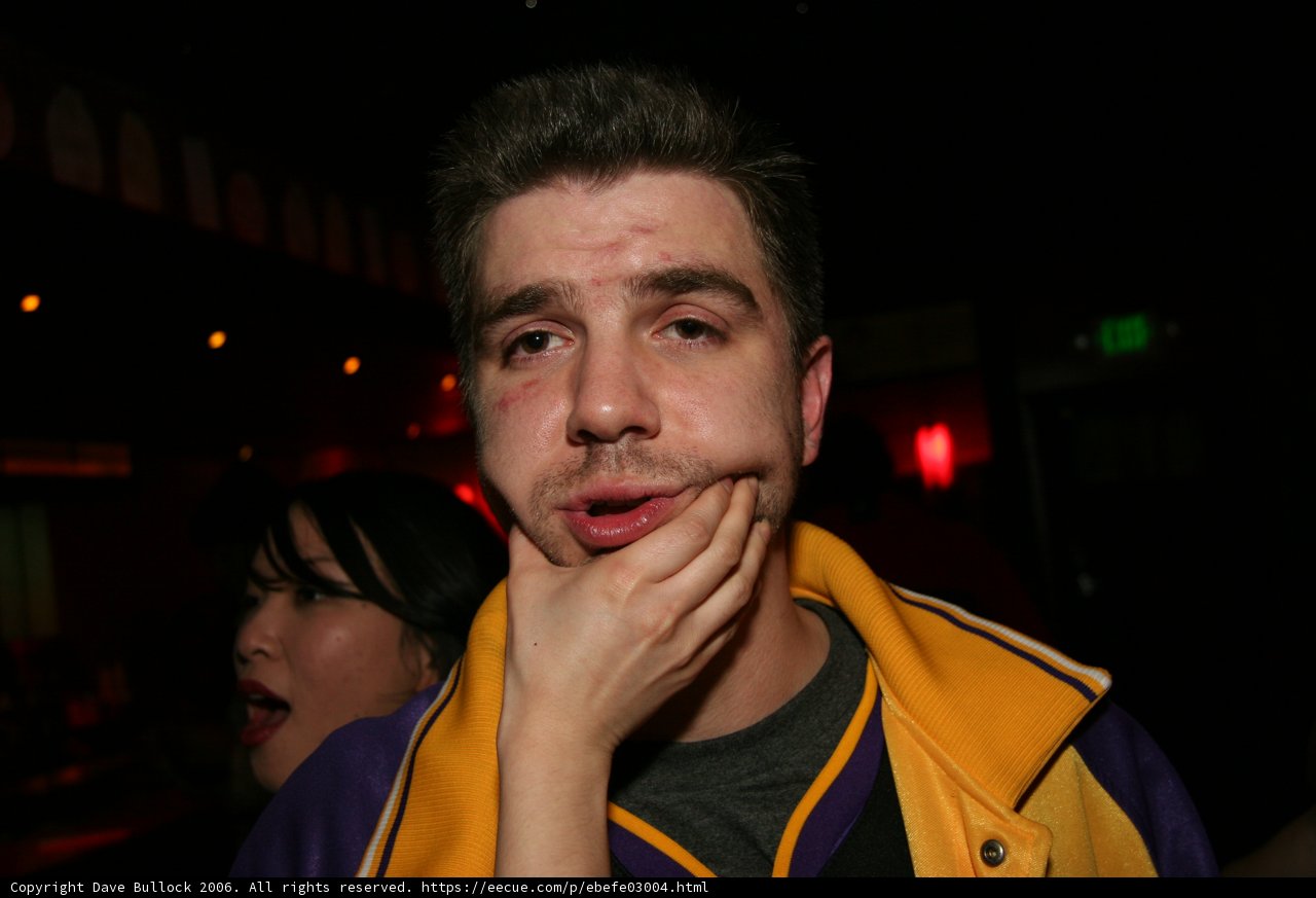 Open Mouthed at the Nightclub