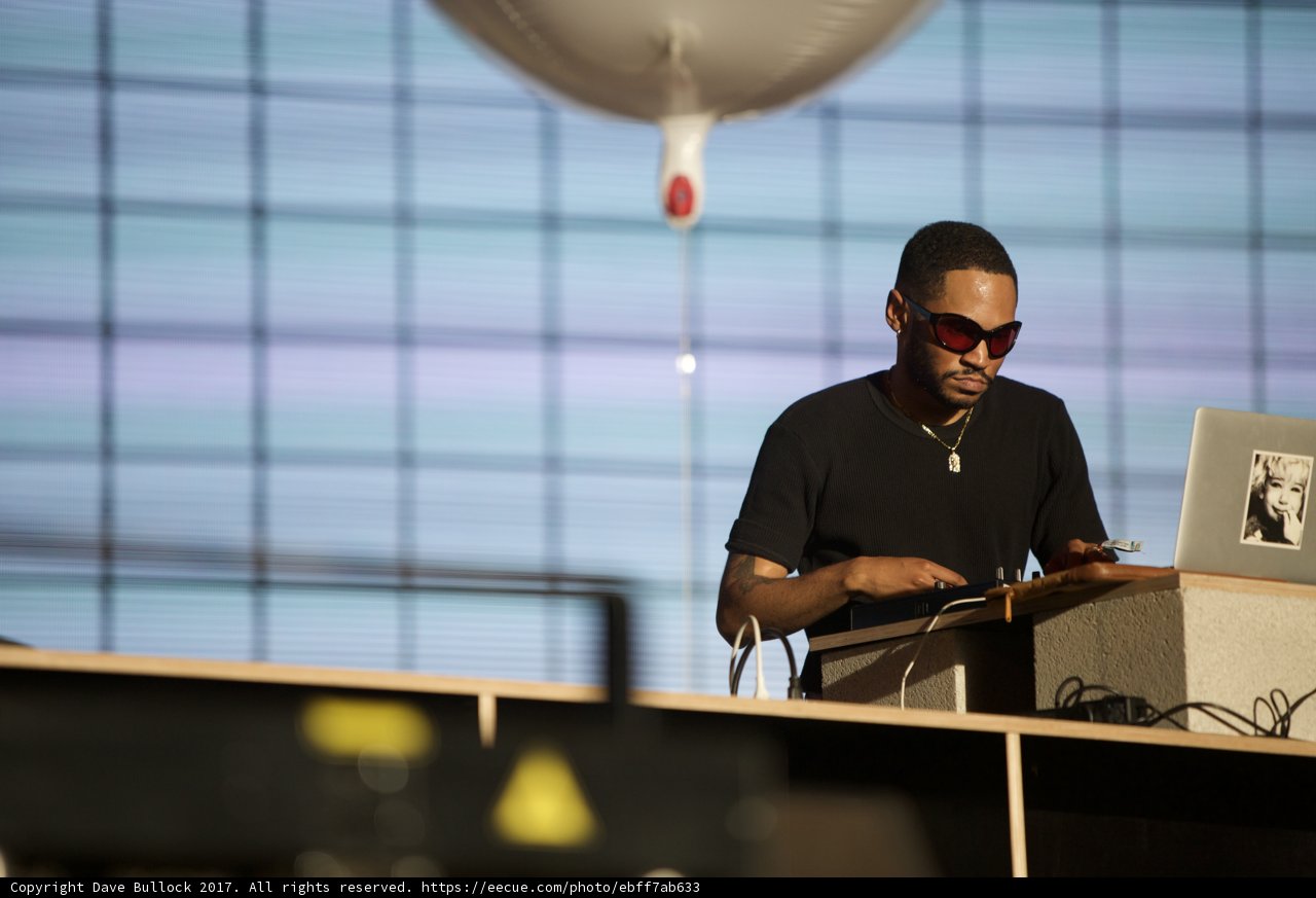 Kaytranada Spins on the Laptop