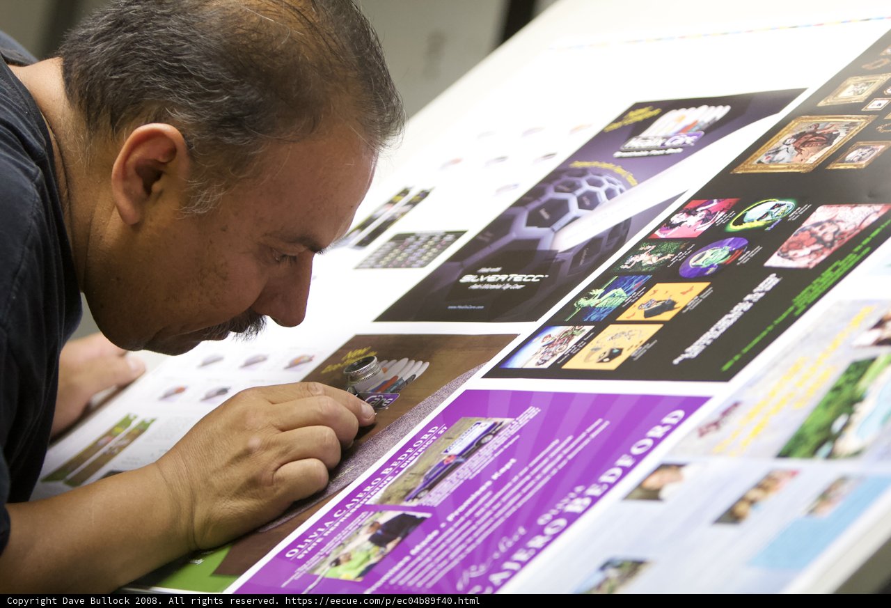 Admiring the Poster