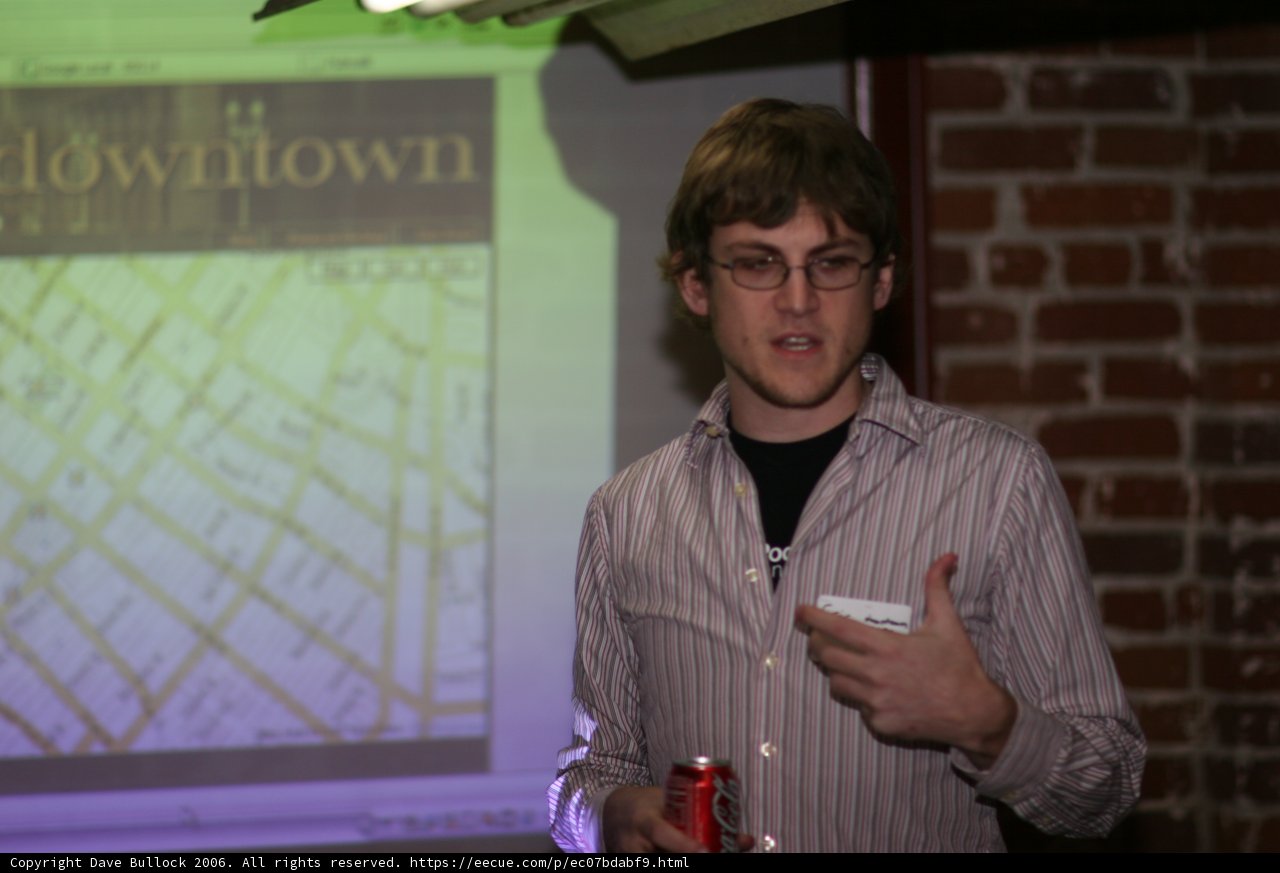The Speaker at BarCamp 3