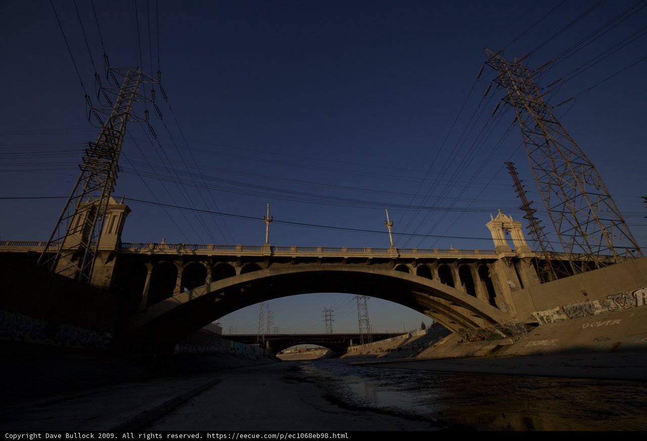 The Majestic Arch Bridge over LA River