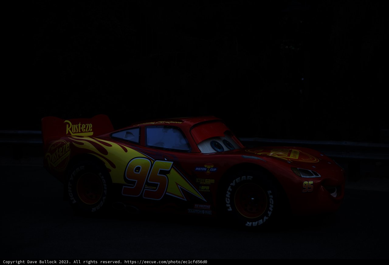 Lightning McQueen Comes to Life at Disneyland 2023