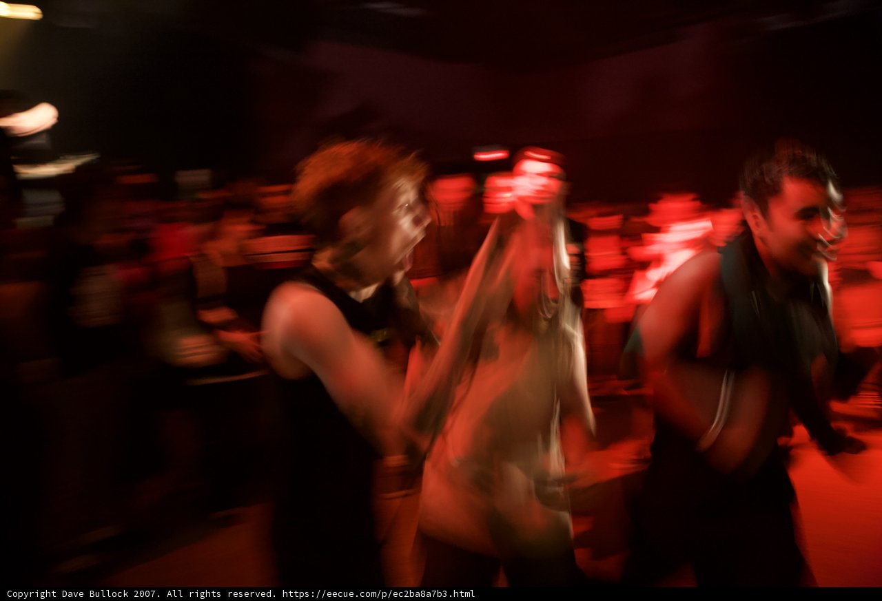 Blurry Nightclub Crowd at Bad Religion Concert