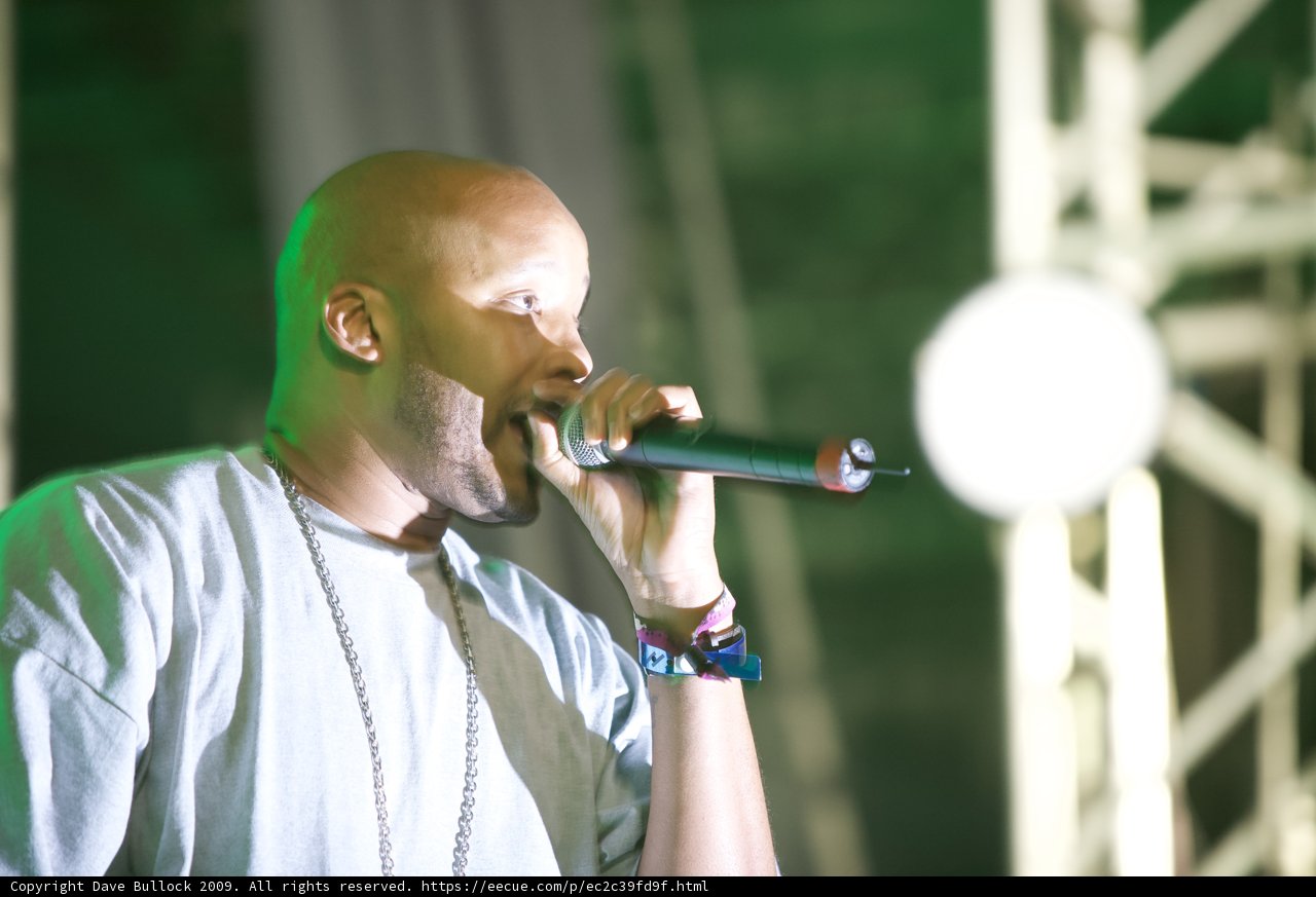 Bald Entertainer Rocks Coachella Stage