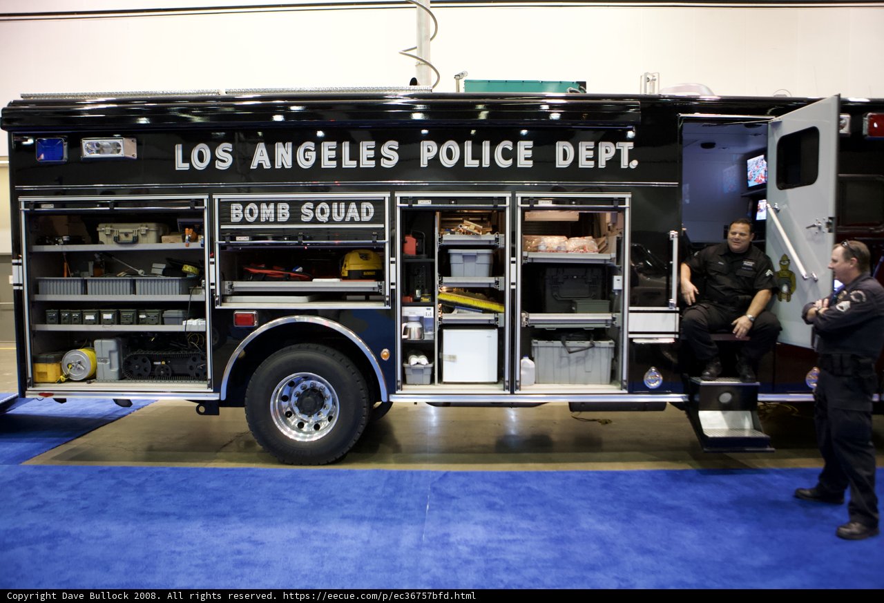 Police Officer and Police Truck