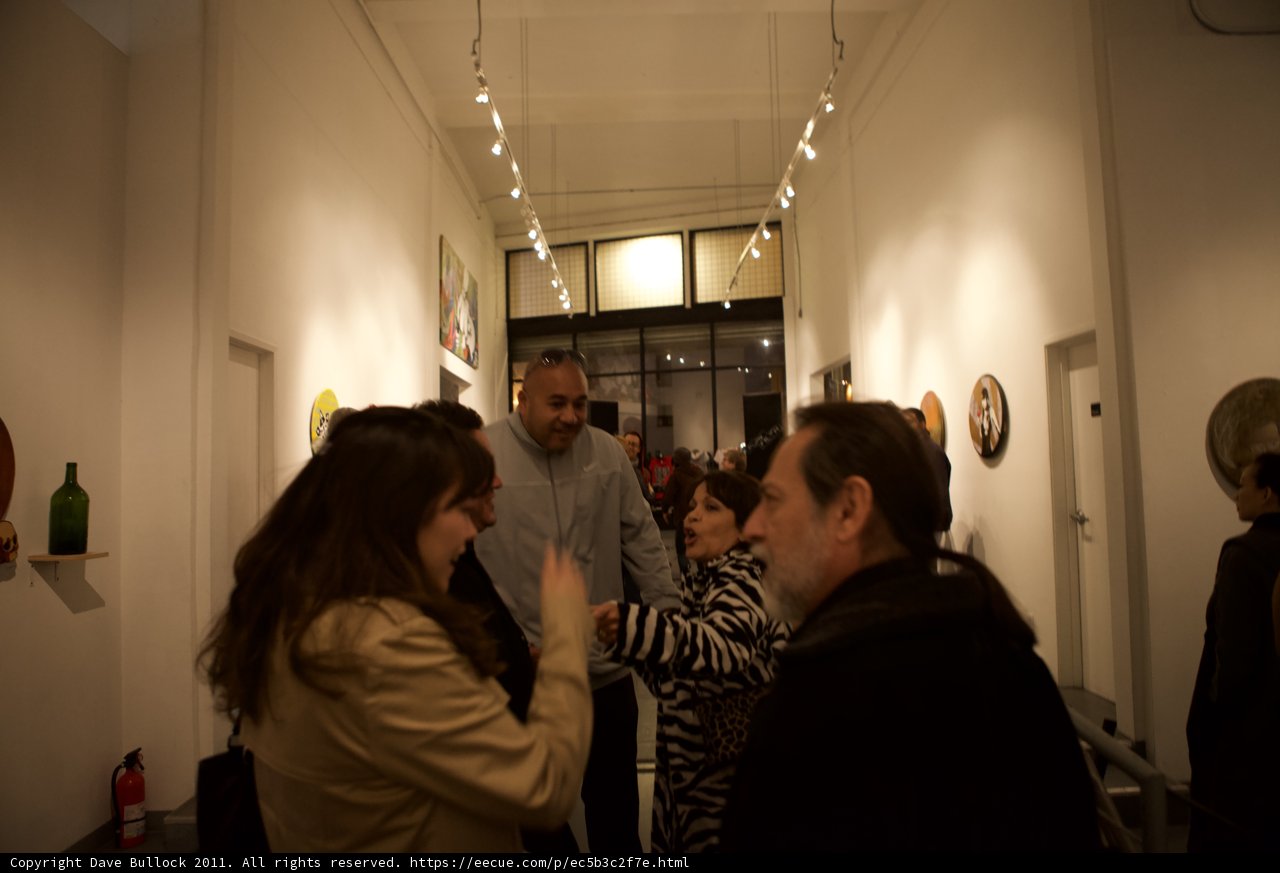 Plata Wine Party Hallway Chatter
