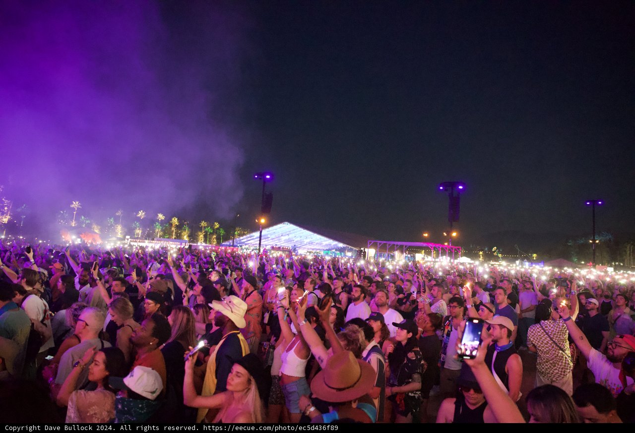 Vibrant Nights at Coachella 2024: A Purple Haze of Celebration