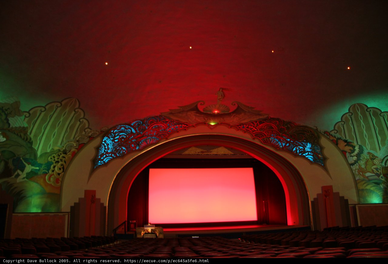 Festive Lights at the Theater
