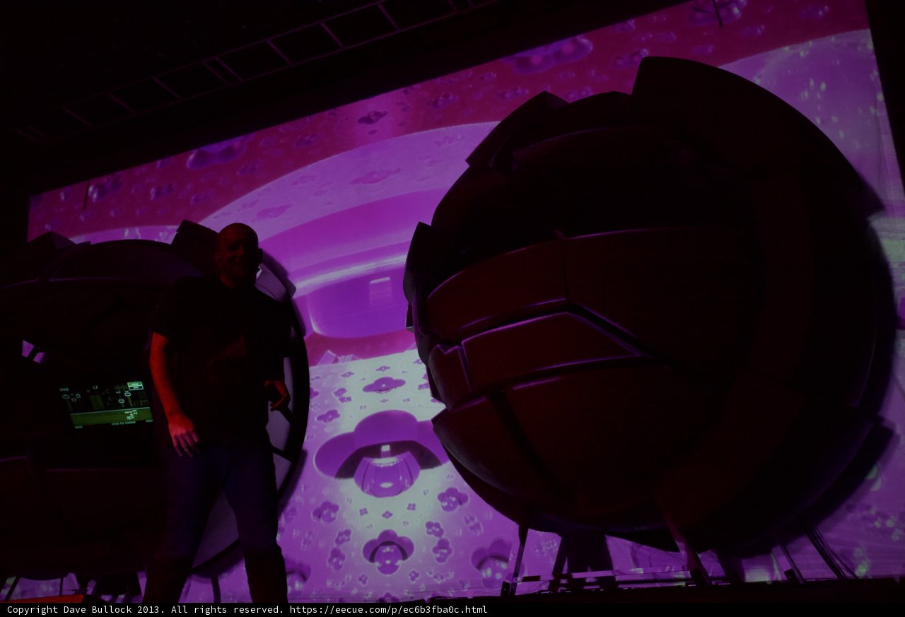 Illuminated Silhouette: A Man and His Planetarium