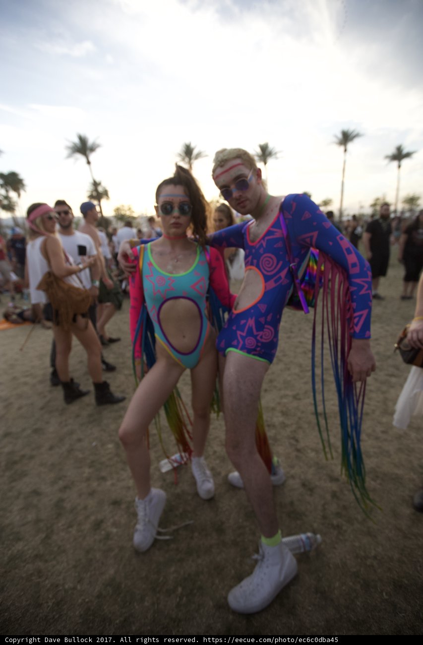 Colorful Outfits at Coachella