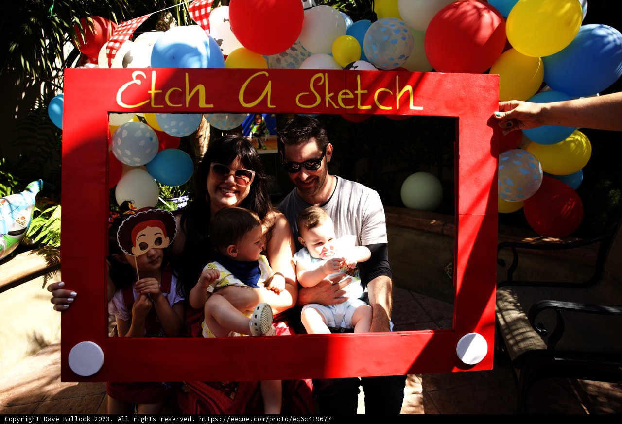 Wesley's First Birthday Celebration - A Family Portrayed in Colors