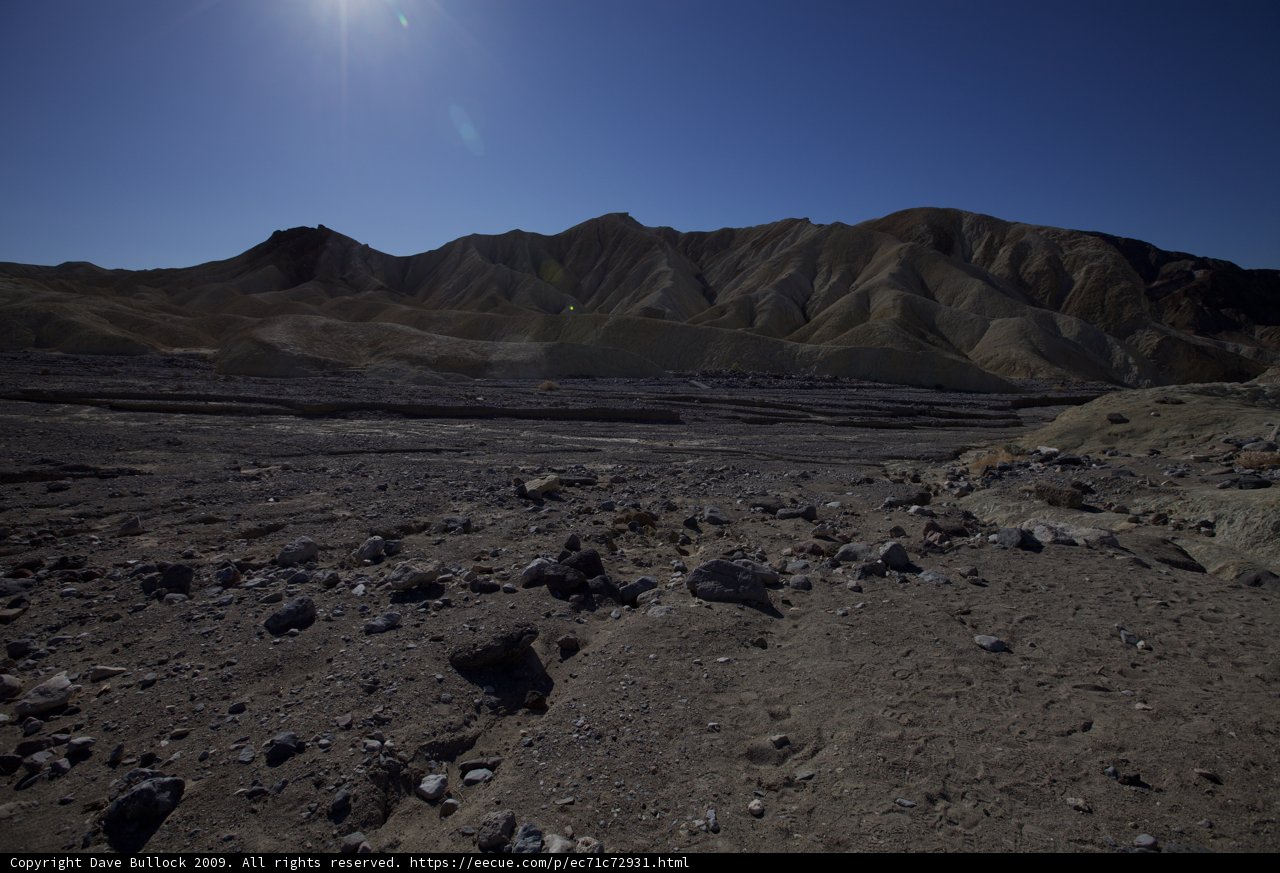 Rocky Landscape Basking in Sunlight