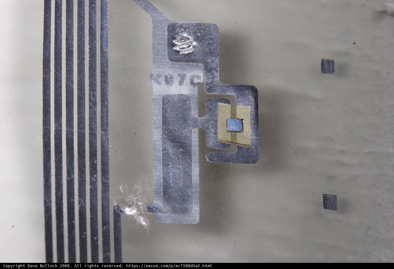 A Close-up of a Metal Object with a Small Piece of Plastic