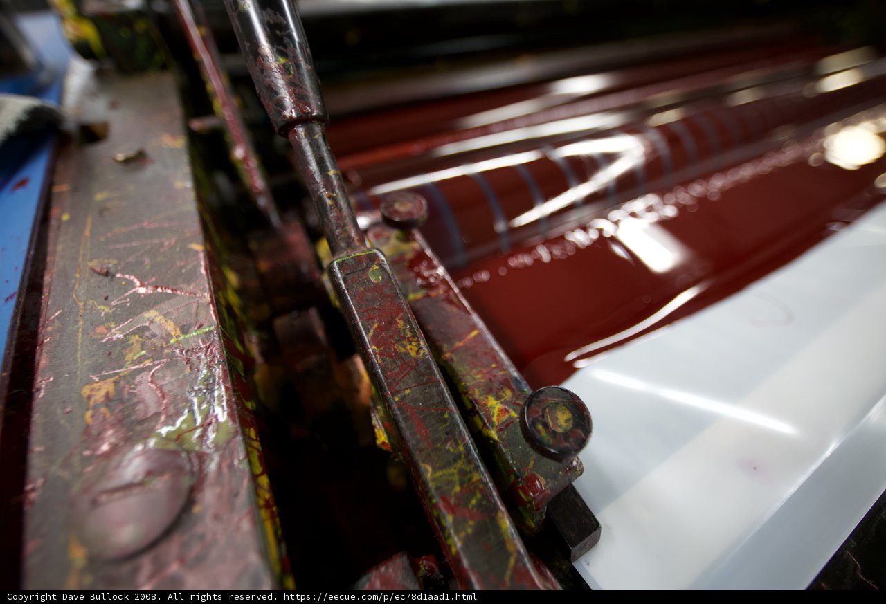 Printing Machine in Action