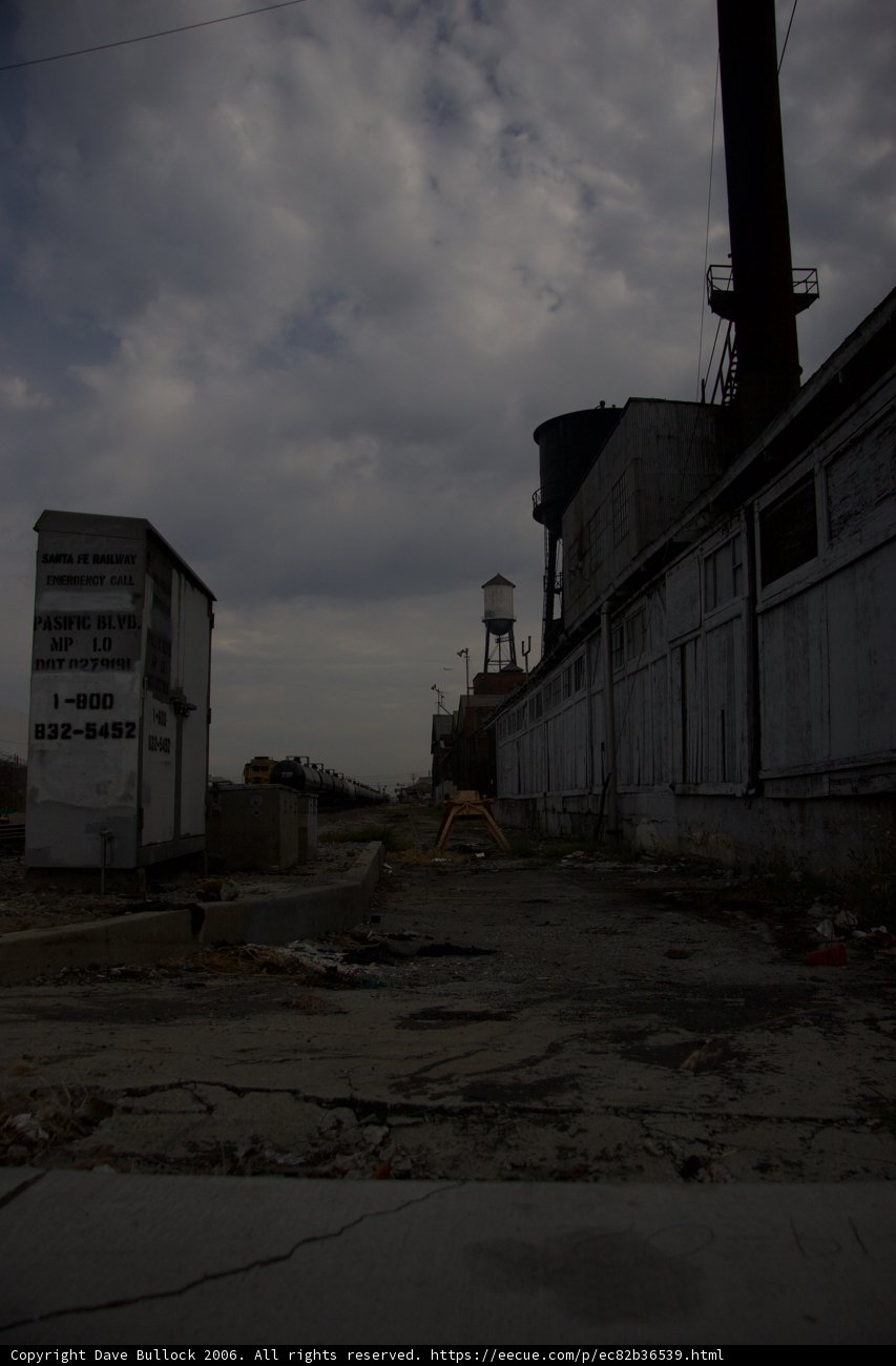 Moody Sky over Industrial City