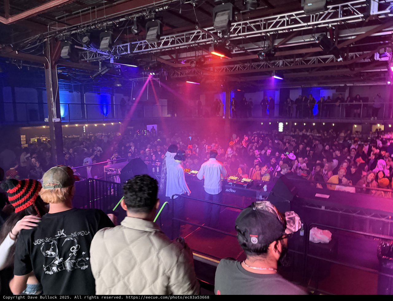 Skrillex and Four Tet DJ Performance at Packed Nightclub