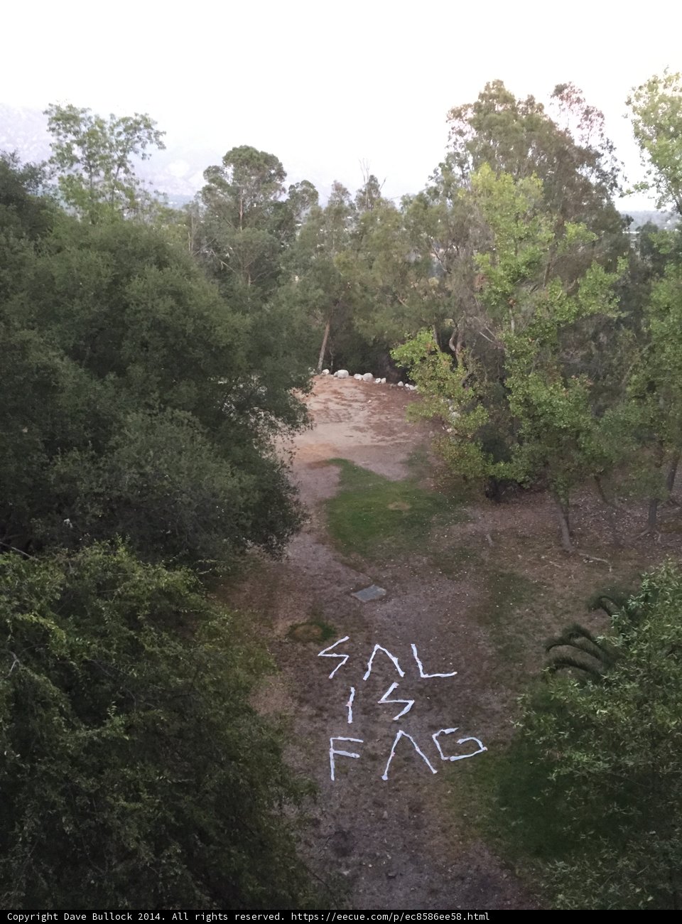 Offensive Sign in the Wilderness