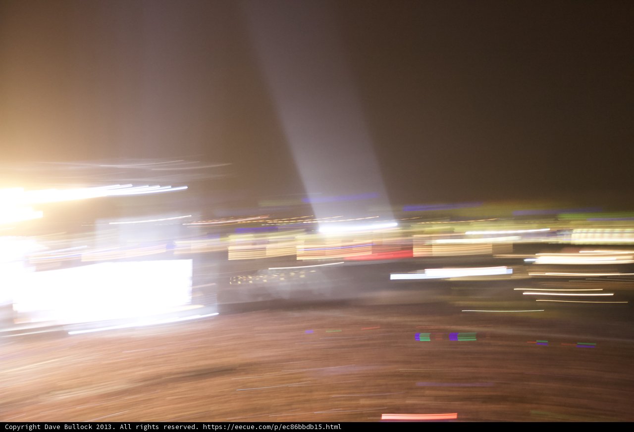 Blurred City Lights at Coachella