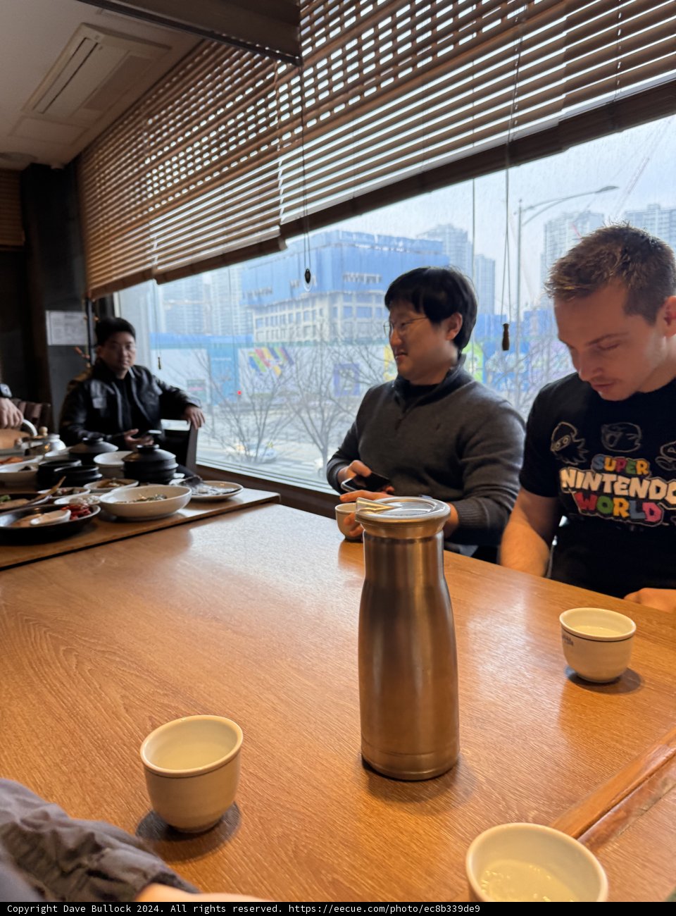 An Urban Cafeteria Gathering in Seoul, 2024