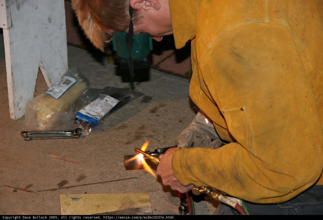 Man Welding Metal
