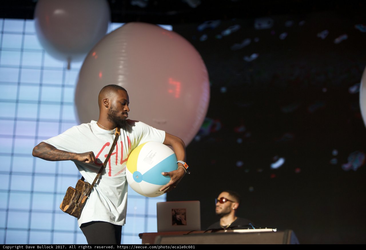 Kaytranada with the Beach Ball