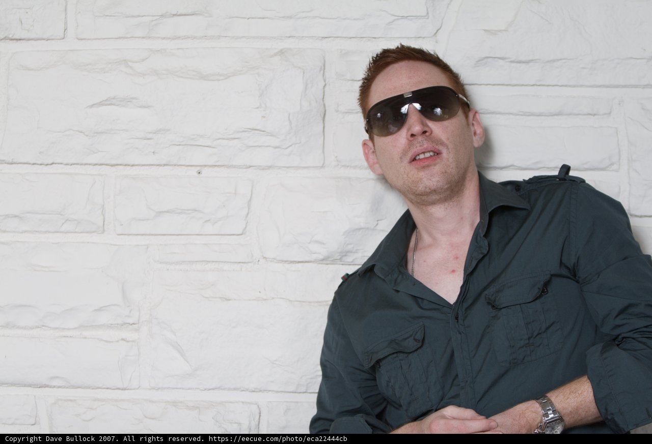 Green Shirt and Sunglasses