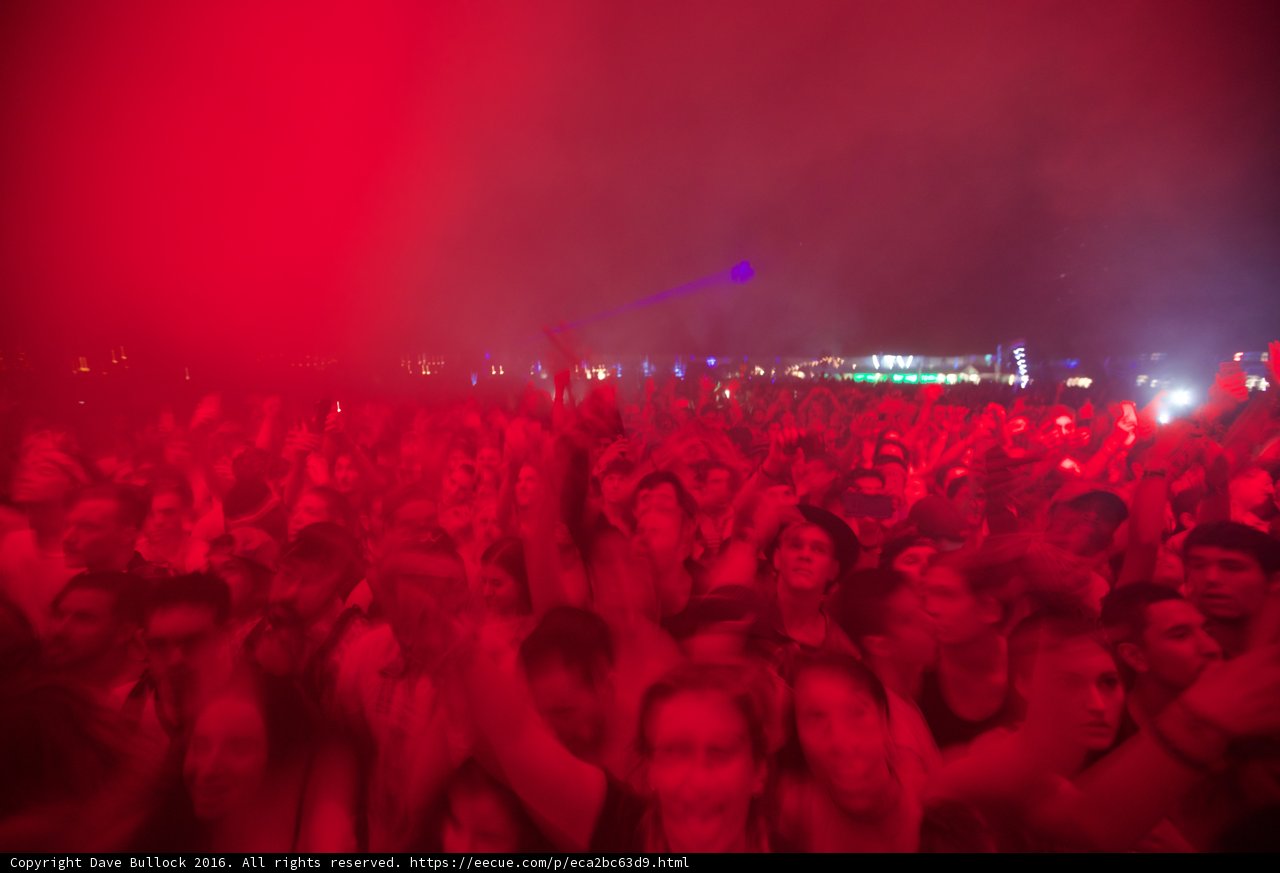 Red Lights and Raging Crowd